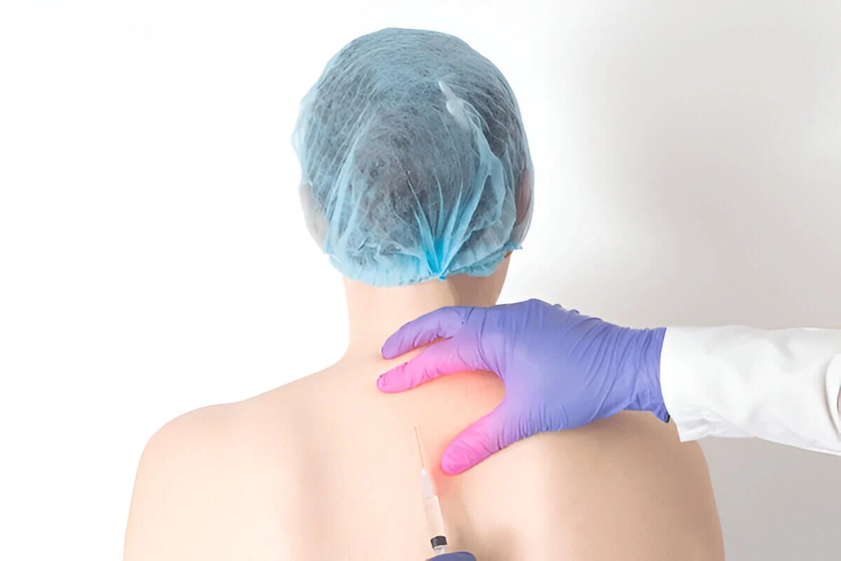 medical blockade with hormones to relieve anesthesia and relieve inflammation at the site